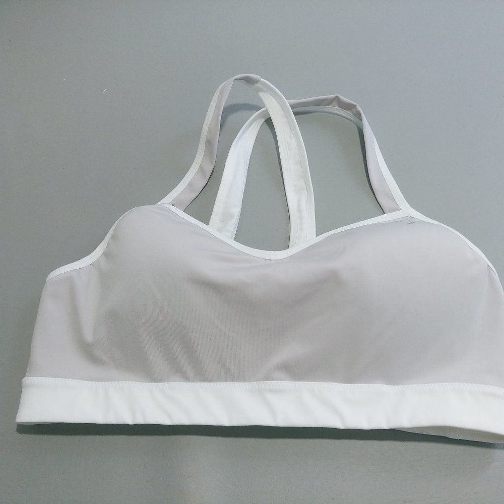 Brooks Womens Sports Bra Large Moving Comfort  Uplift Crossback